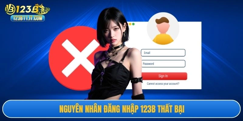 Nguyên nhân đăng nhập 123B thất bại